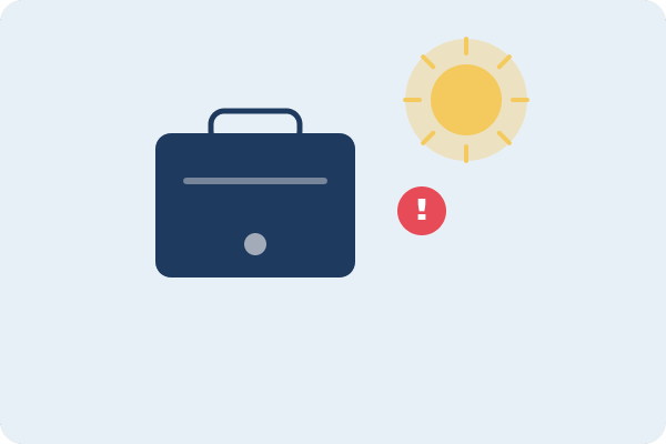 Tip 5 — Wees waakzaam tijdens vakanties